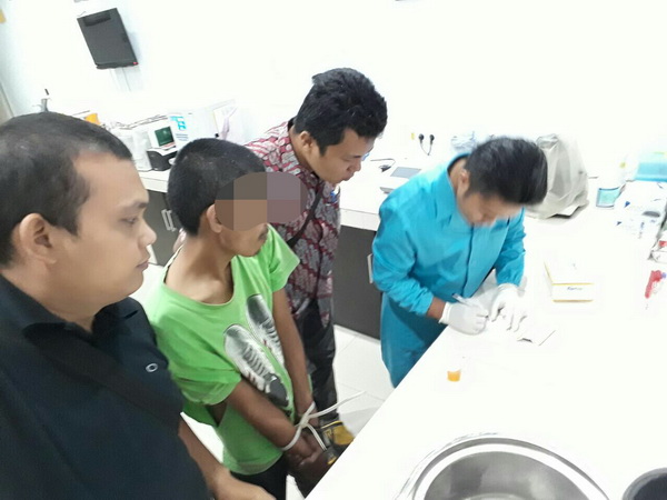 Polsek Siak Hulu Cokok Pelaku Shabu 